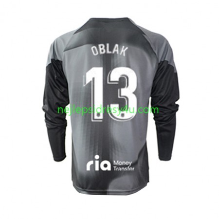 Fotbalový Dres Atlético Madrid Jan Oblak 13 Brankářské Venkovní 2022/23 Dlouhý Rukáv